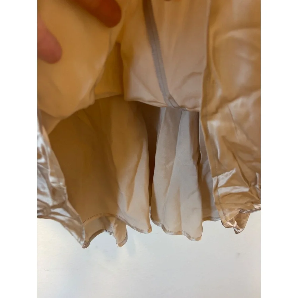 NWT Quince 100% Washable Silk Strapless Midi Dress Champagne Small - Picture 6 of 8